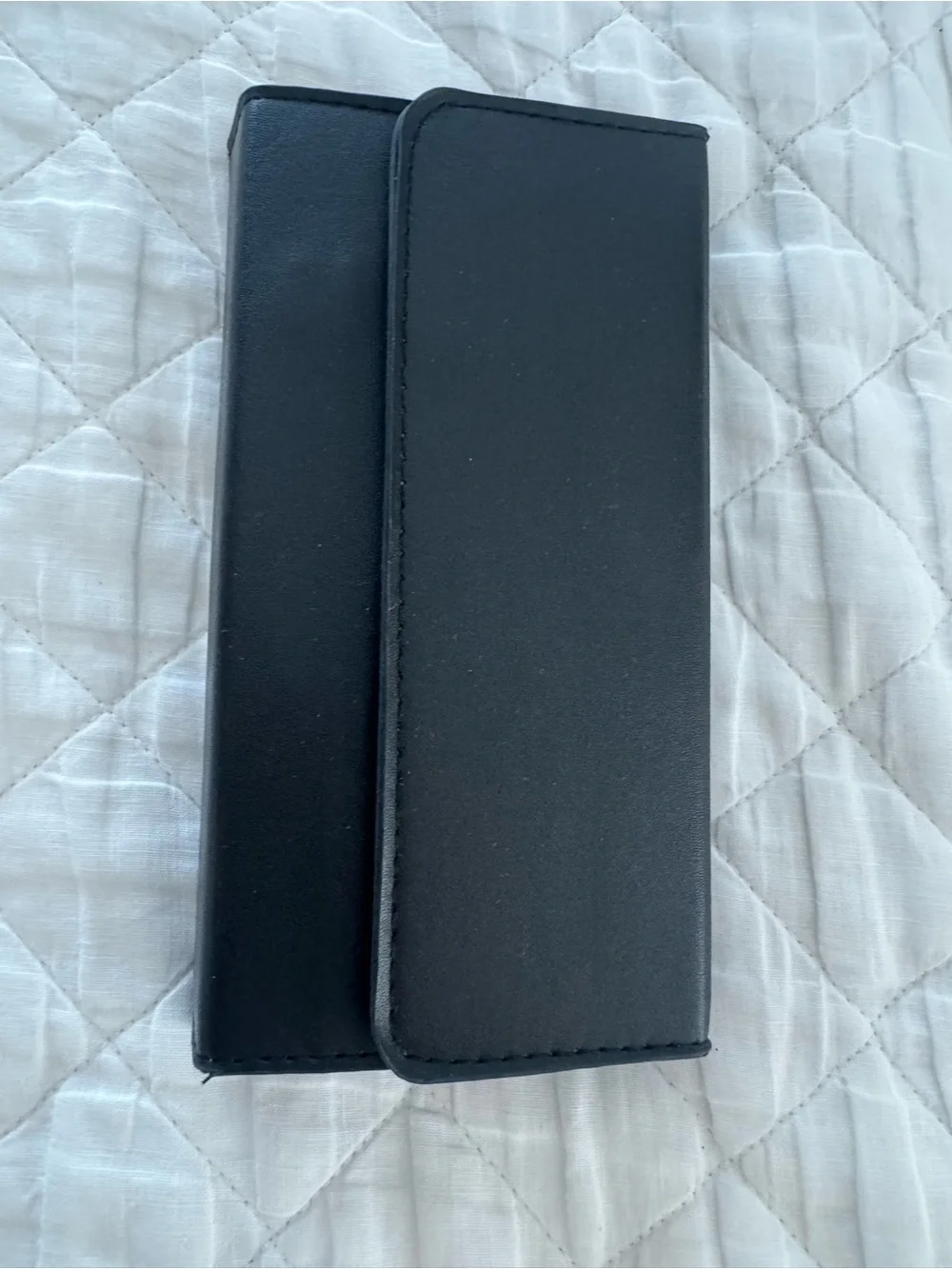 Black Travel Card Game Folio with Notepad, Pencil Cards Dice- Banana Republic